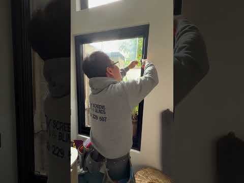 Retractable Flyscreen Bathroom Install