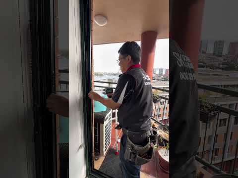 Installing Pleated Retractable Flyscreens