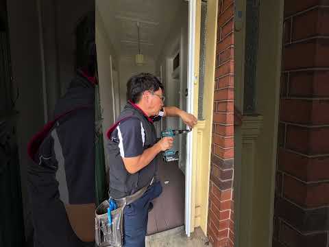Installing Hinged Flyscreen Door