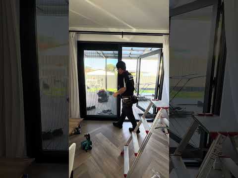 Installing Pleated Retractable Flyscreens