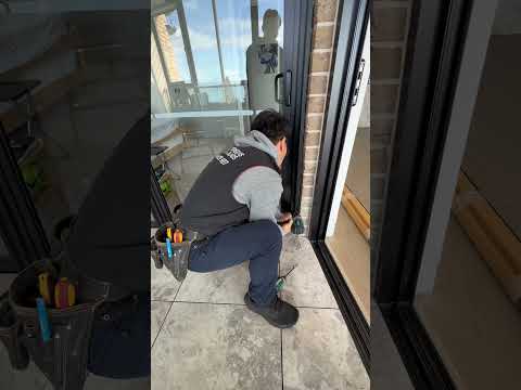 Installing Retractable Pleated Flyscreens on Sliding Doors