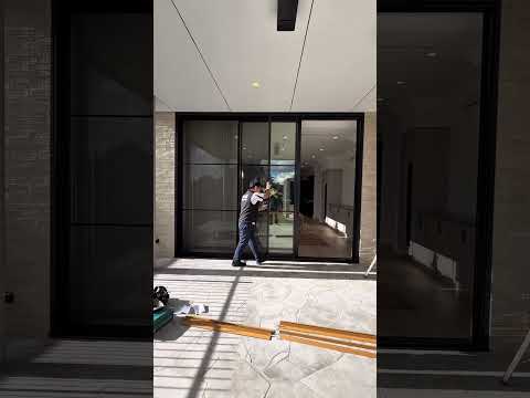 Installing Pleated Retractable Flyscreen on Sliding Doors!