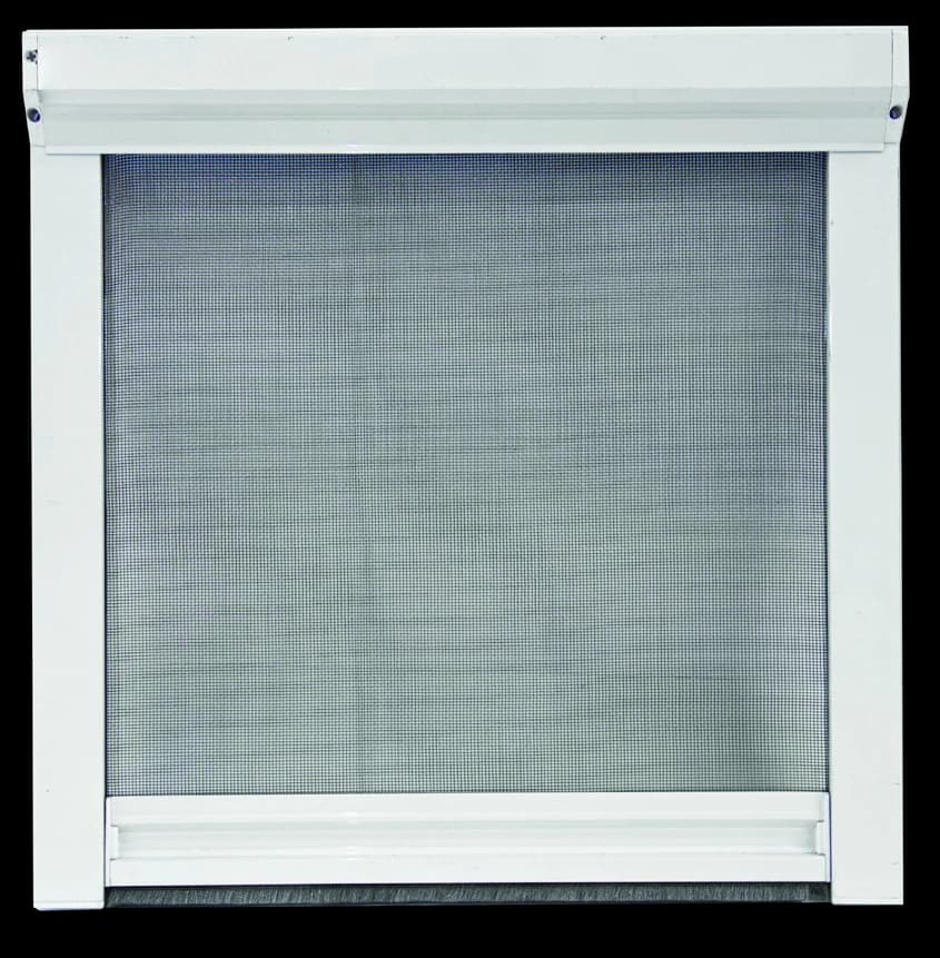 Pull-down retractable fly screen for a window