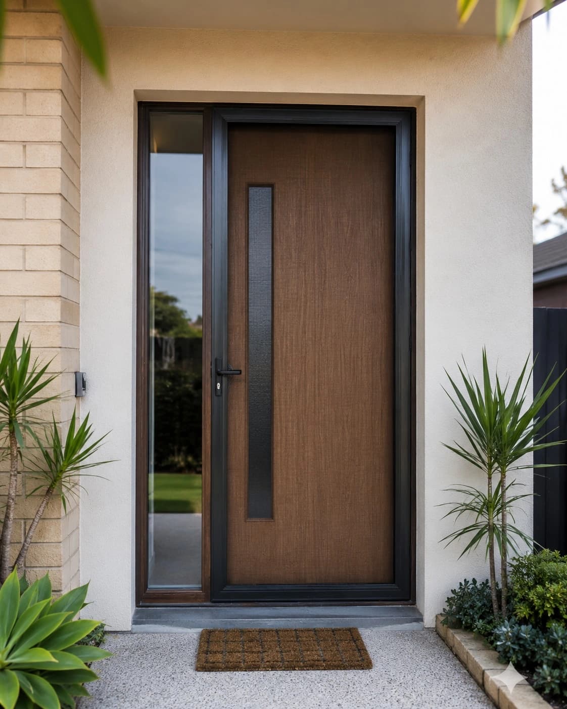 Stainless steel mesh safety door